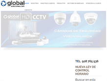 Tablet Screenshot of globalsoluciones.com